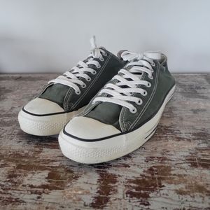Vintage Converse All Stars Mens 13 Army Green USA Made